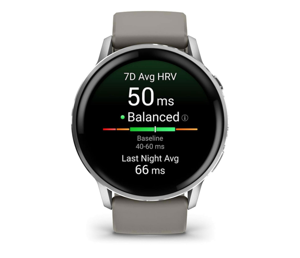 Garmin Venu 4 Silver 45mm z szarym paskiem - 1363880 - zdjęcie 3